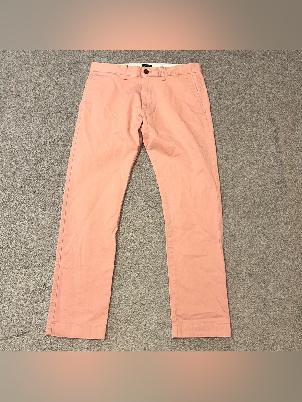 J. CREW Flex Slim Fit Chino Pants - Men's Size 31x30- Light Pink